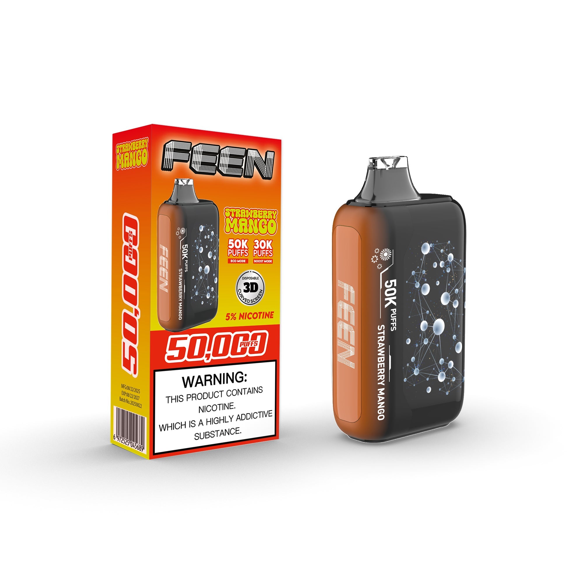 Strawberry Mango FEEN 50K Disposable Vape