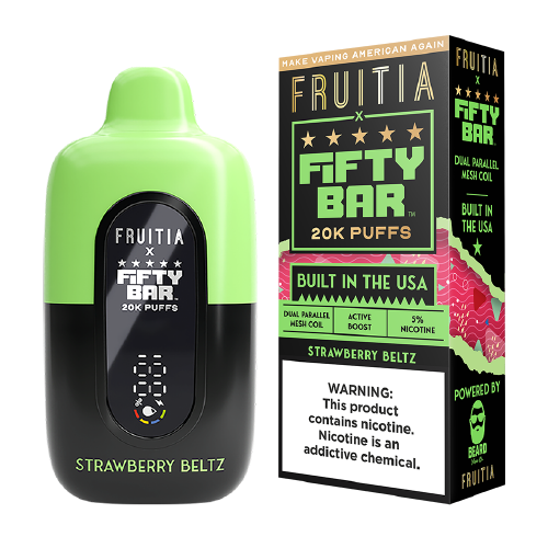 Strawberry Beltz Fifty Bar 20k Disposable Vape