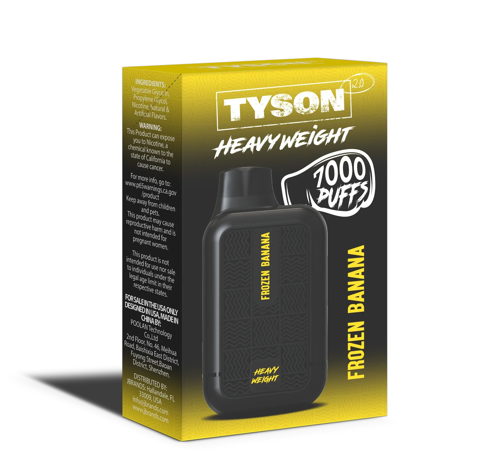 Frozen Banana Tyson 2.0 Heavyweight 7K Disposable Vape