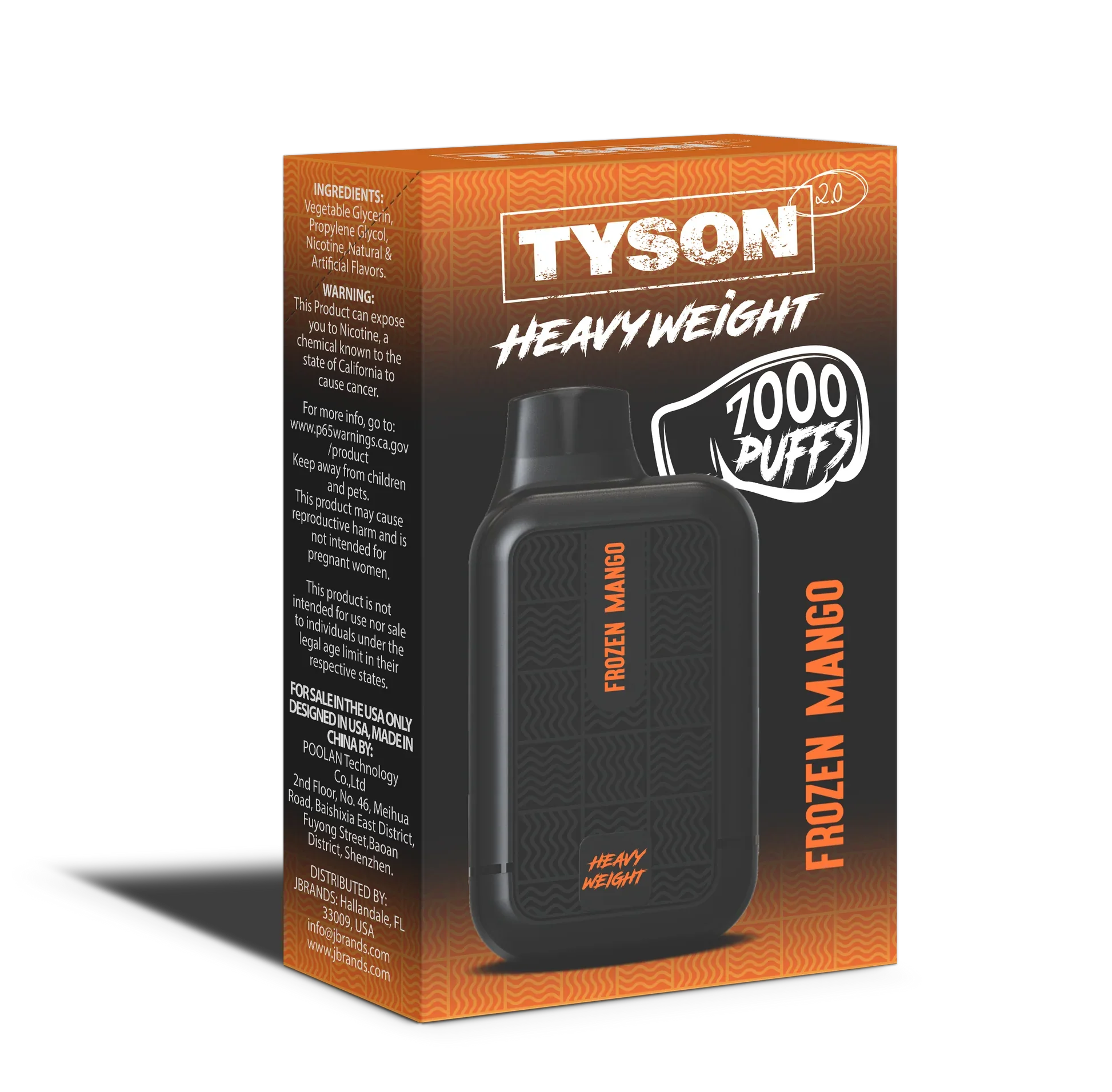 Frozen Mango Tyson 2.0 Heavyweight 7K Disposable Vape