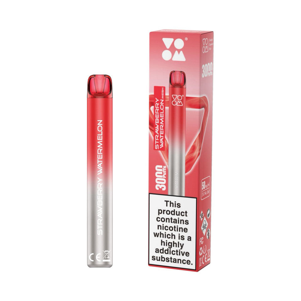 Strawberry Ice VOOM Mesh 3K Disposable Vape