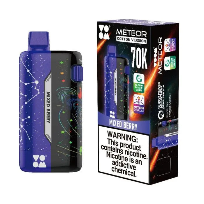 Mixed Berry VOOM Meteor Cotton Version 70K Disposable Vape