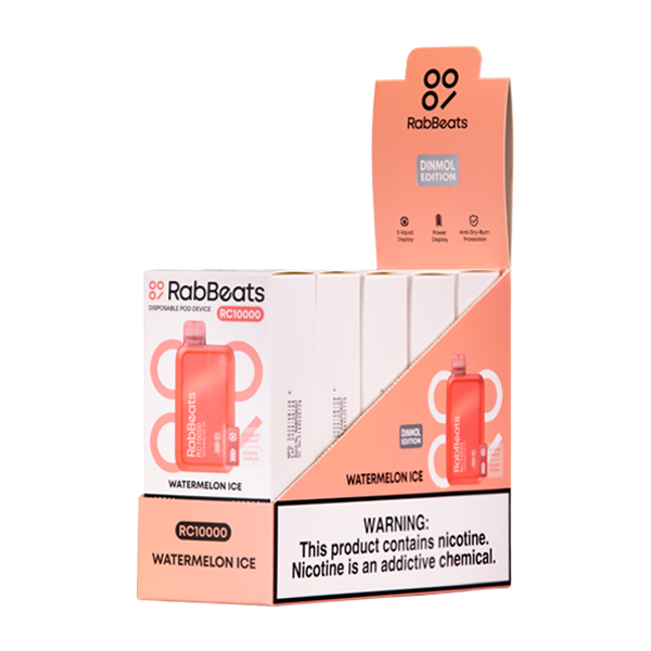 WATERMELON ICE RabBeats RC10000 DINMOL Edition Disposable Vape