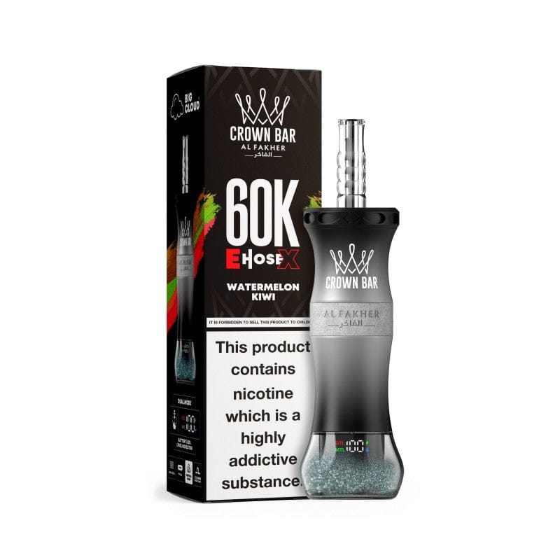 Watermelon Kiwi Crown Bar Al Fakher 60K E-Hose Disposable Vape