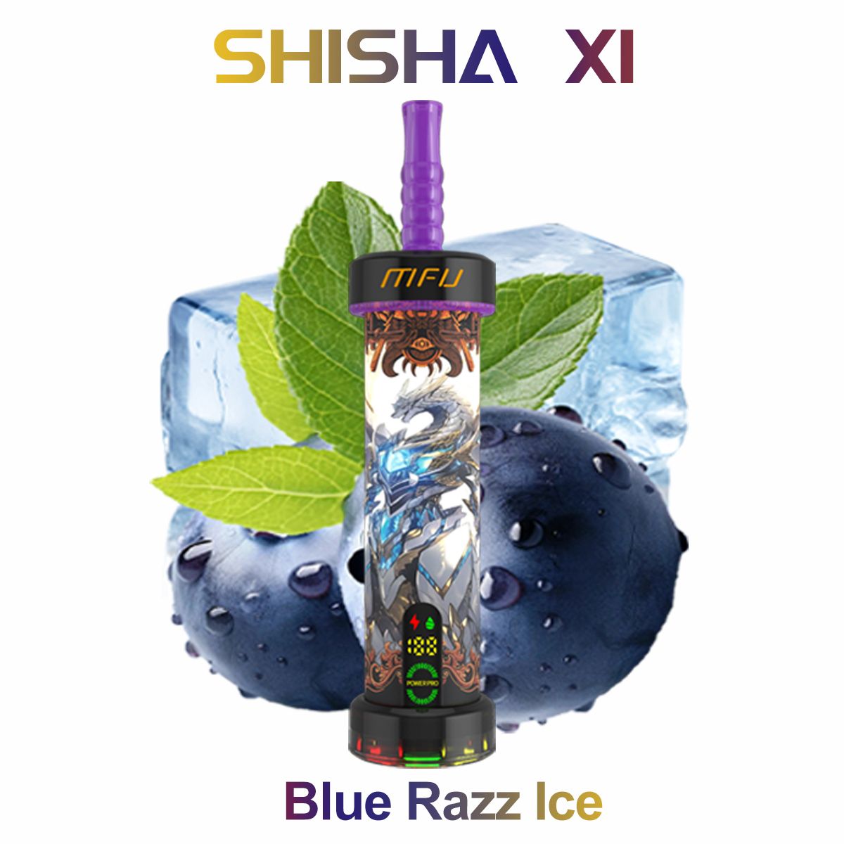 Berry Ice MFU Shisha X1 40K Hookah Disposable Vape
