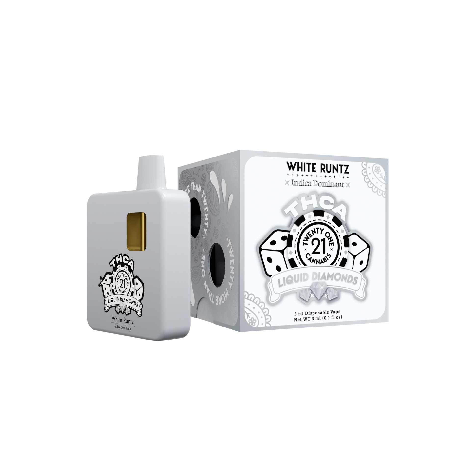 Laughing Gas (Hybrid) Twenty One Liquid Diamonds 3mL Disposable Vapes