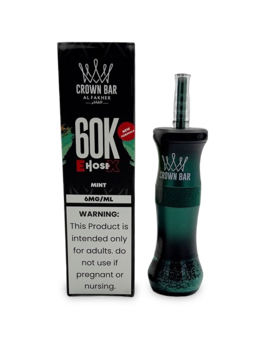 Mint Crown Bar Al Fakher 60K E-Hose Disposable Vape