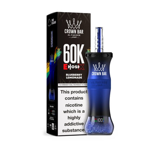 Blueberry Lemonade Crown Bar Al Fakher 60K E-Hose Disposable Vape
