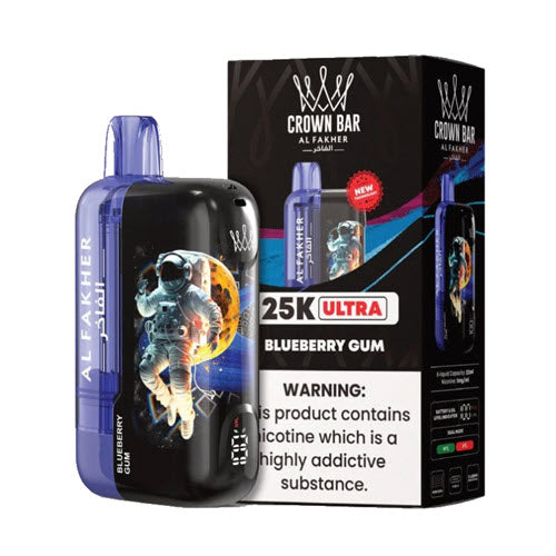 Blueberry Gum Al Fakher Crown Bar 25K Ultra Disposable Vape