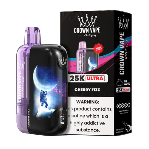 Cherry Fizz Al Fakher Crown Bar 25K Ultra Disposable Vape