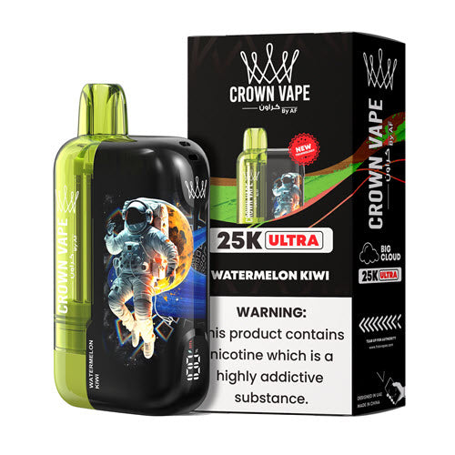 Watermelon Kiwi Al Fakher Crown Bar 25K Ultra Disposable Vape