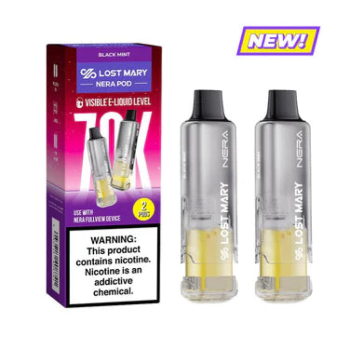 Black Mint Lost Mary Nera 70K Disposable Vape Pod