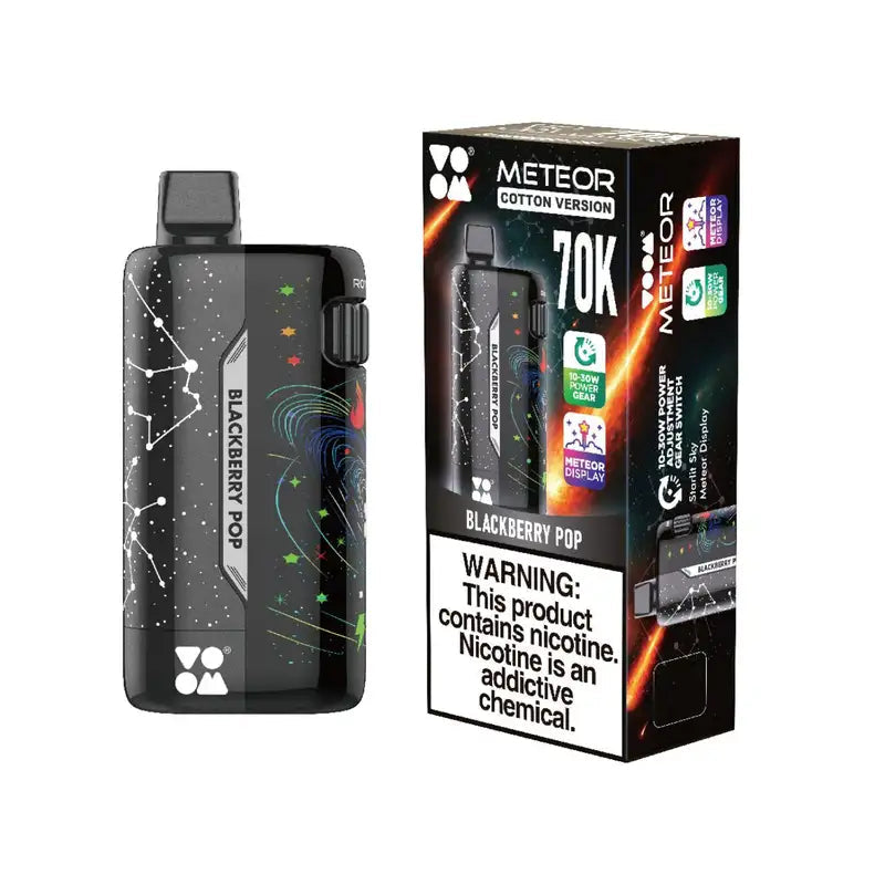 Blackberry Pop VOOM Meteor Cotton Version 70K Disposable Vape