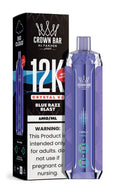 Blue Razz Blast Crown Bar Al Fakher 12K Crystal V2 Metatine Disposable Vape