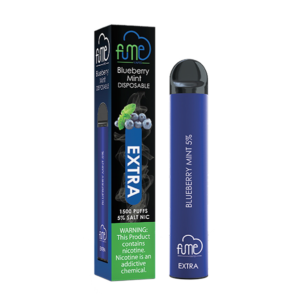 BLUEBERRY MINT Fume Extra 1500 Puffs Disposable Vape