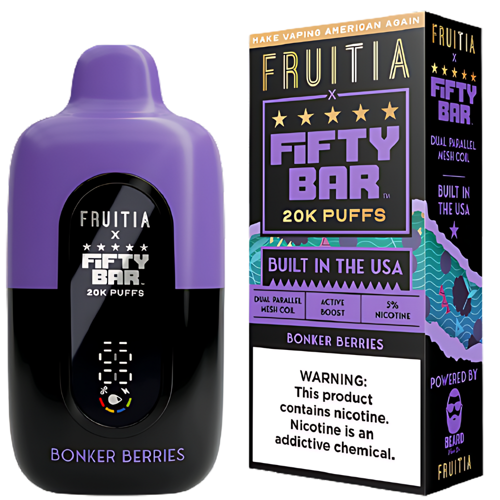 Bonker Berries Fifty Bar 20k Disposable Vape