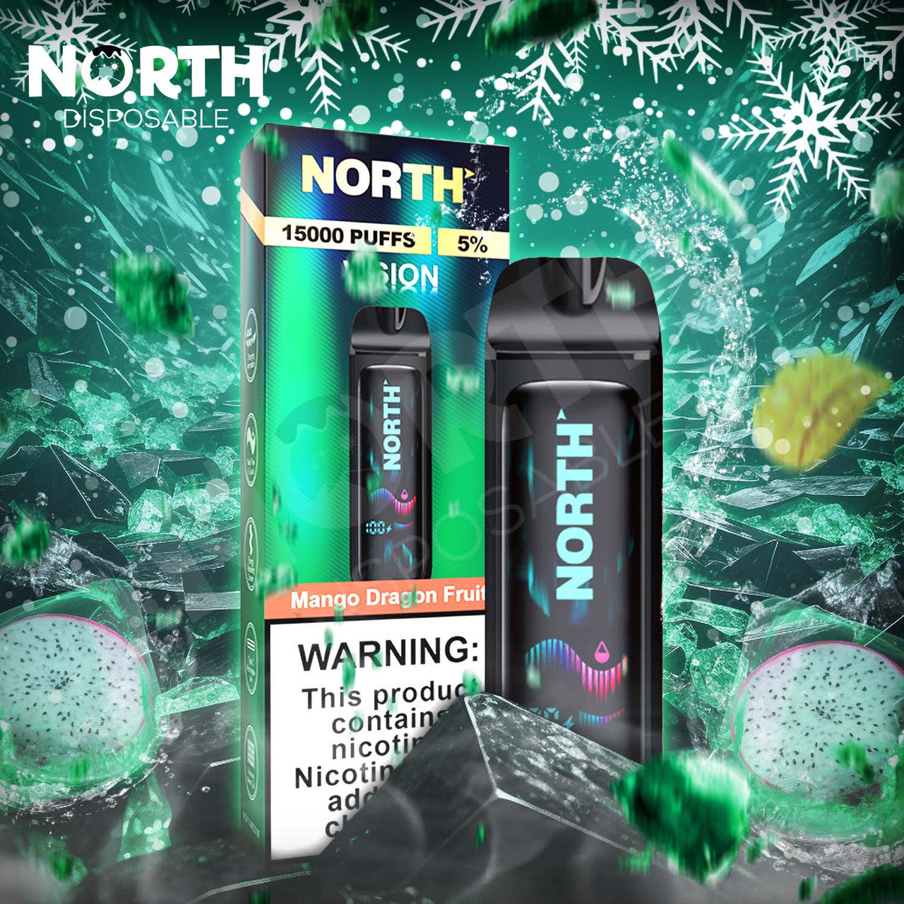 Mango Dragon Fruit North Vision 15K Disposable Vape