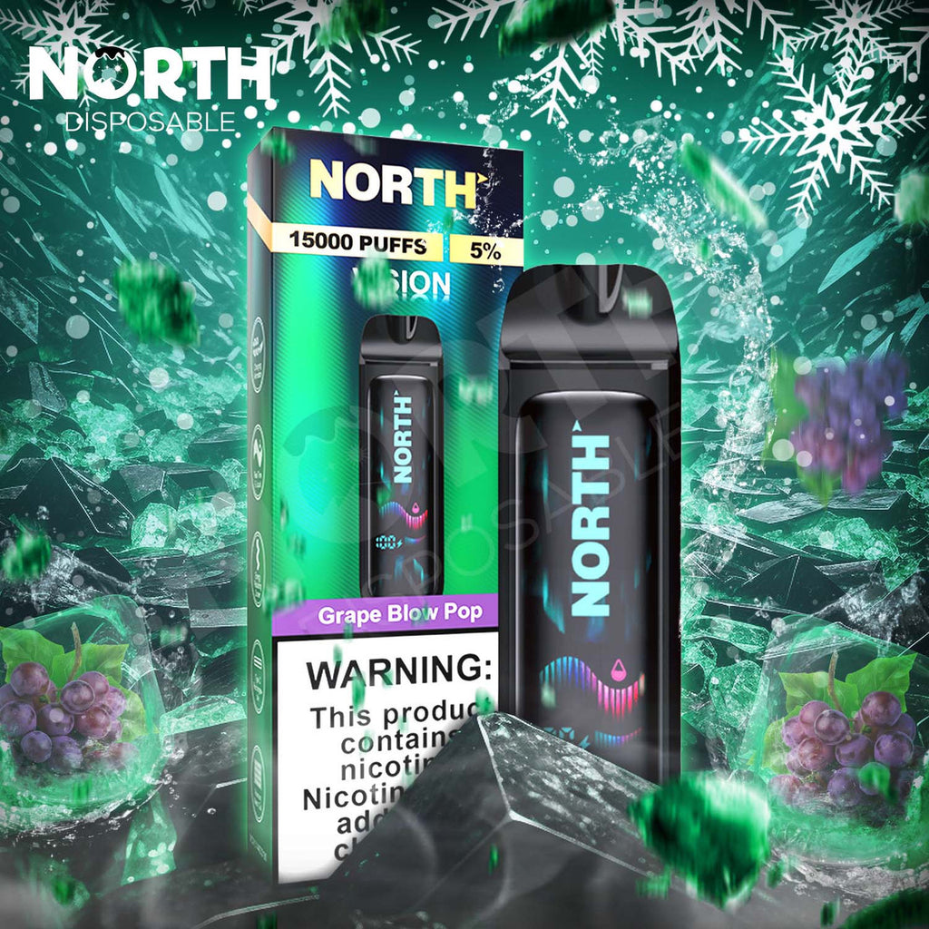 Grape Blow Pop North Vision 15K Disposable Vape