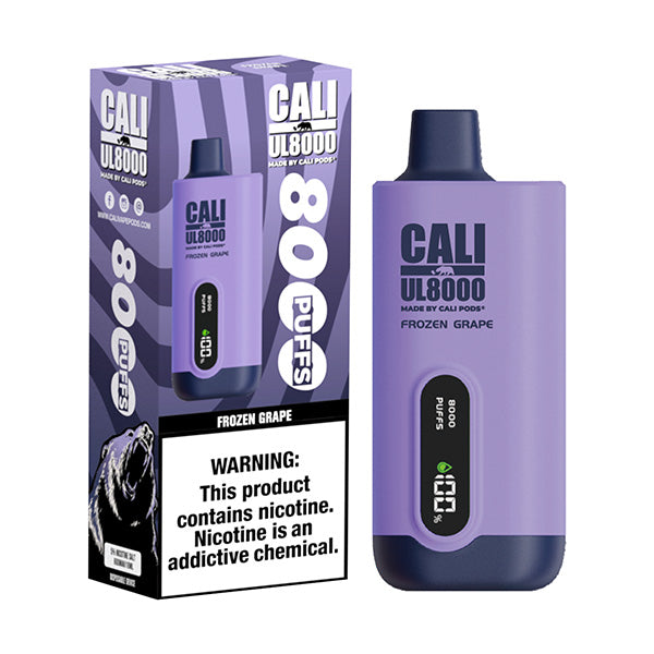 Frozen Grape Cali UL8000 Disposable Vape Pod