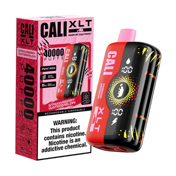 Sour Watermelon CALI XLT 40K Disposable Vape