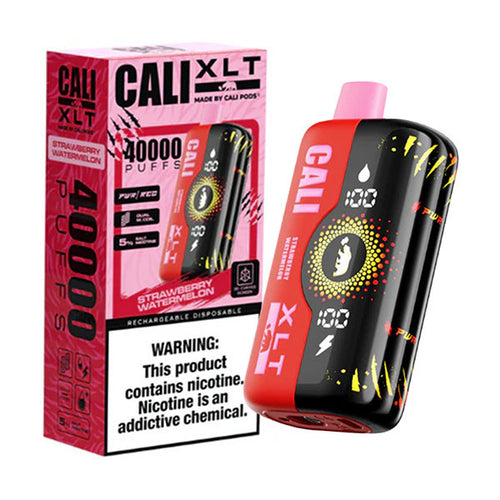 Sour Watermelon CALI XLT 40K Disposable Vape