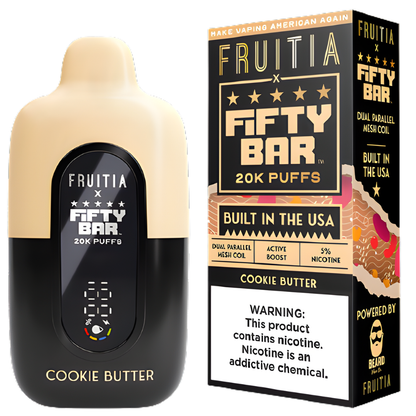 Cookie Butter Fifty Bar 20k Disposable Vape