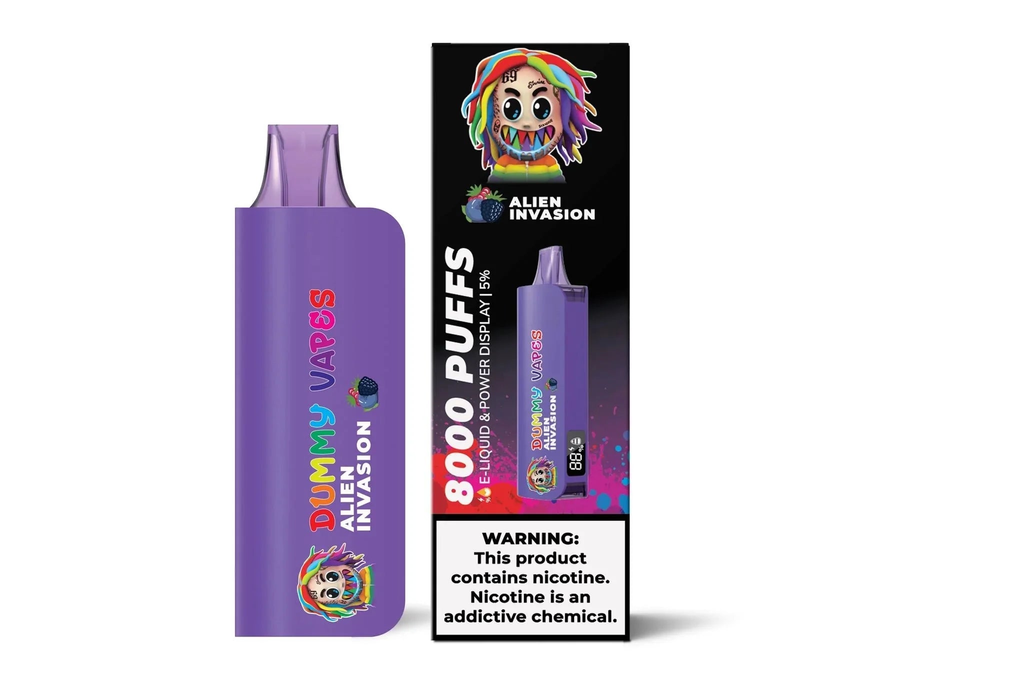 ALIEN INVASION Dummy Vapes 8K Disposable Vape