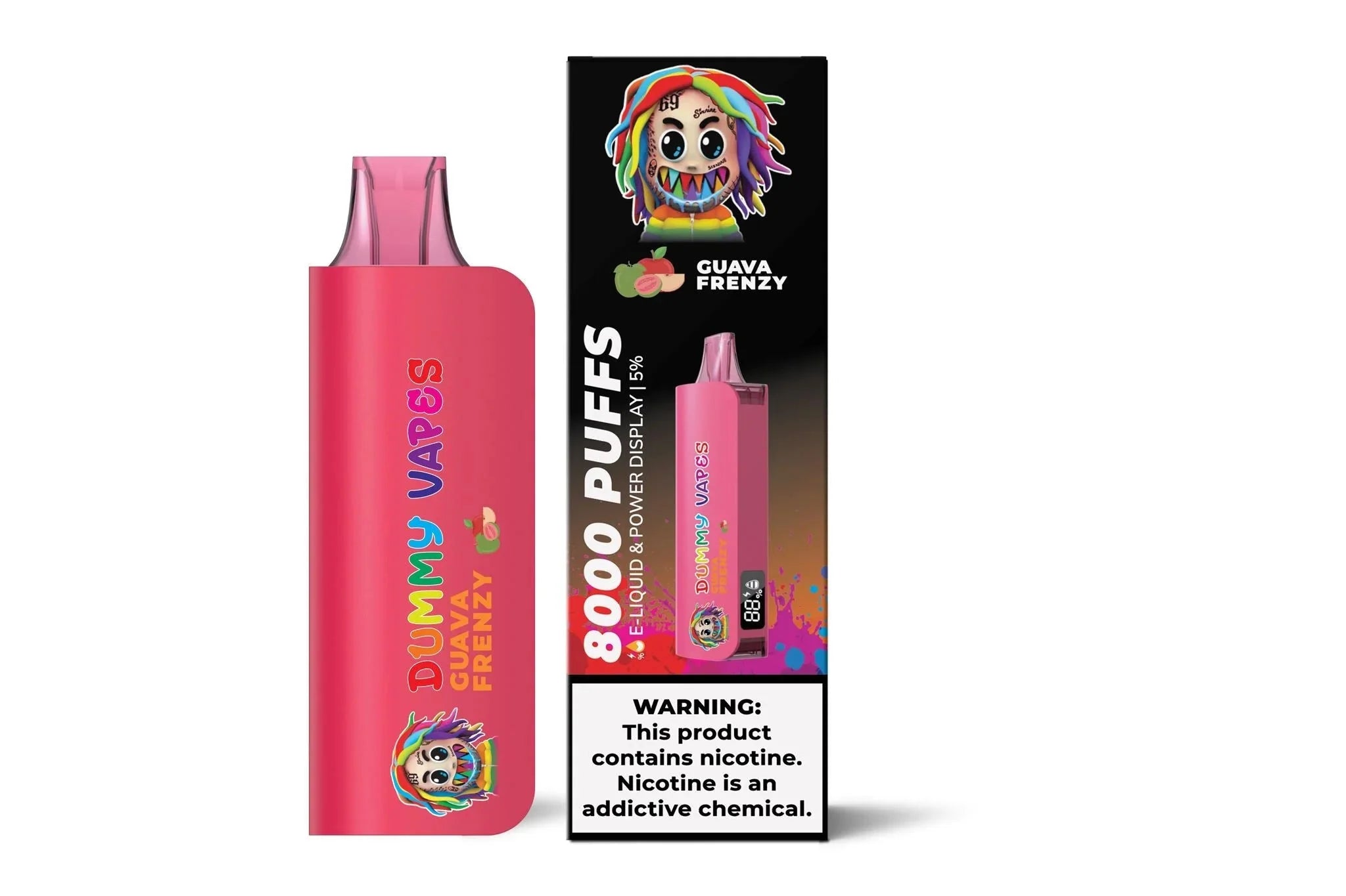 GUAVA FRENZY Dummy Vapes 8K Disposable Vape