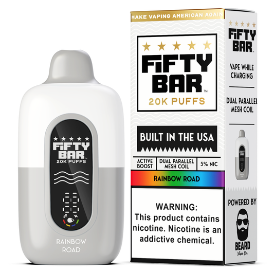 Rainbow Road Fifty Bar 20k Disposable Vape