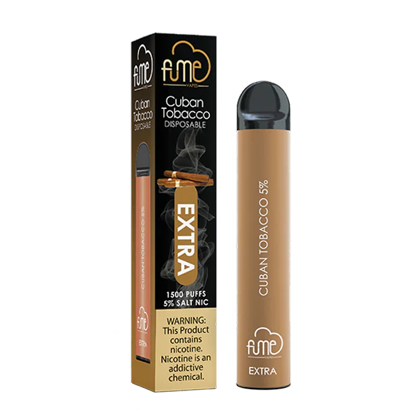 CUBAN TOBACCO Fume Extra 1500 Puffs Disposable Vape