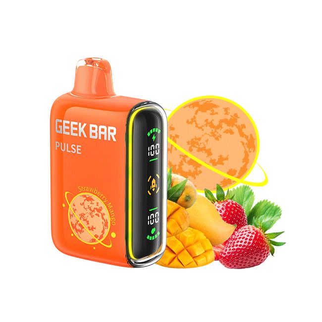 STRAWBERRY MANGO Geek Bar Pulse 15K Disposable Vape