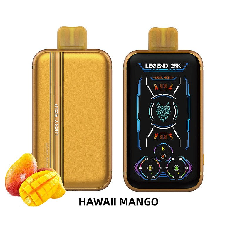 Hawaii Mango Lucky Wolf Legend 25K Disposable Vape Pod