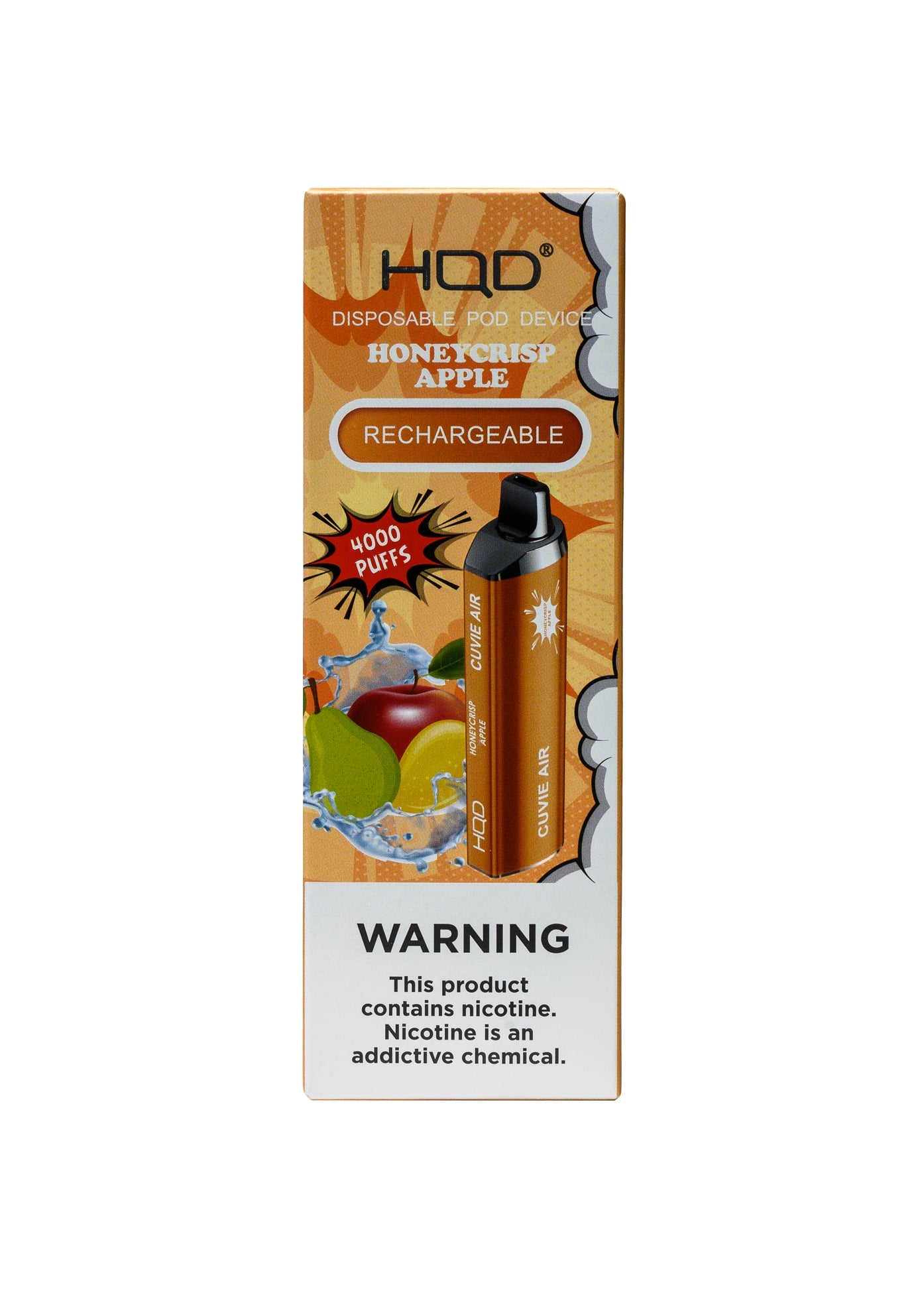 Honey Crisp Apple HQD Cuvie Air 4K Disposable Vape