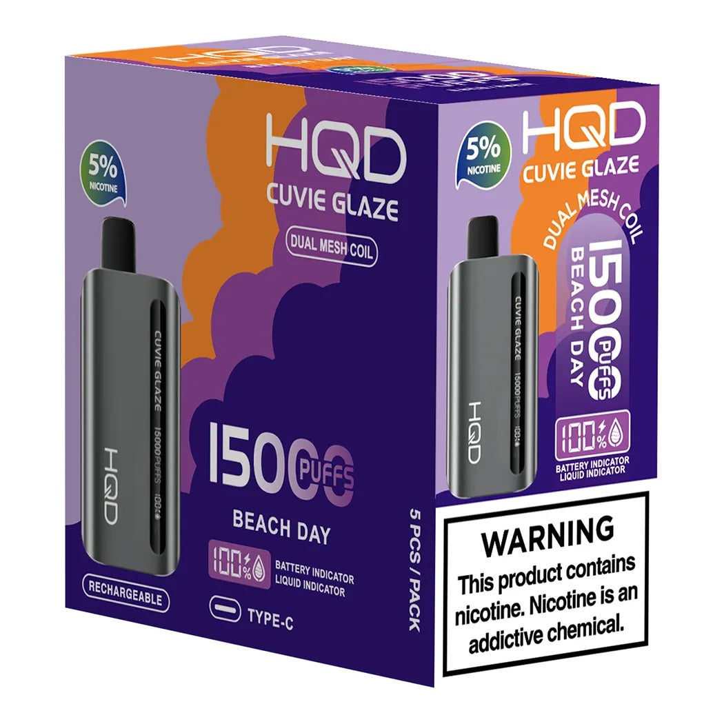 HQD Cuvie Glaze 15K Disposable Vape