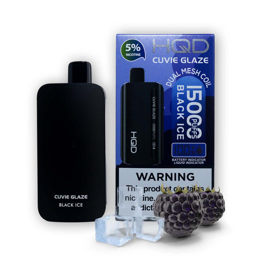 BLACK ICE HQD Cuvie Glaze 15K Disposable Vape