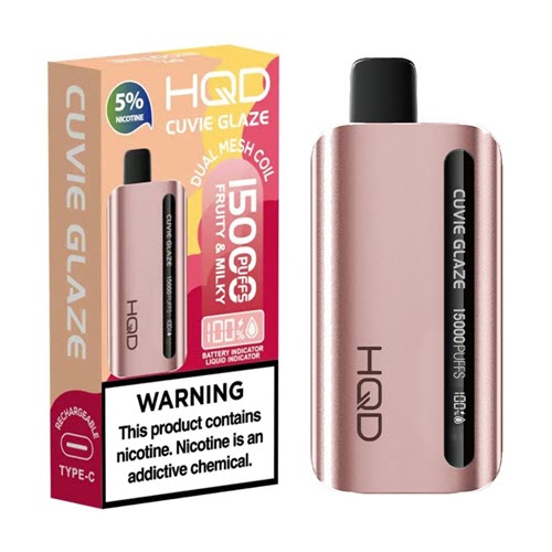 Fruity & Milk HQD Cuvie Glaze 15K Disposable Vape
