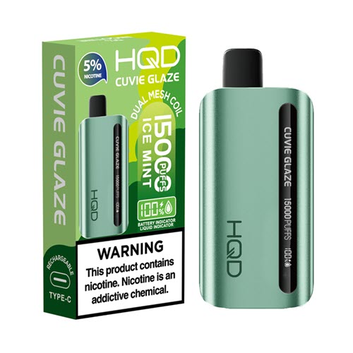 Menthol HQD Cuvie Glaze 15K Disposable Vape