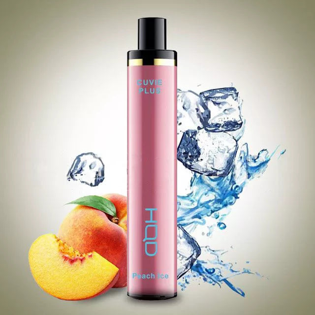Peach Ice HQD Cuvie Plus 1200 Puffs Disposable Vape