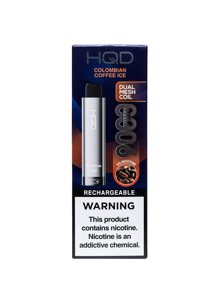 Colombian Coffee Ice HQD Cuvie Plus 2.0 - 9K Disposable Vape