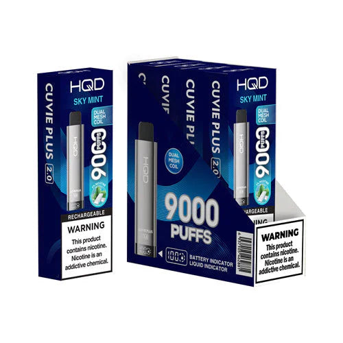 Sky Mint HQD Cuvie Box 5500 Puffs Disposable Vape