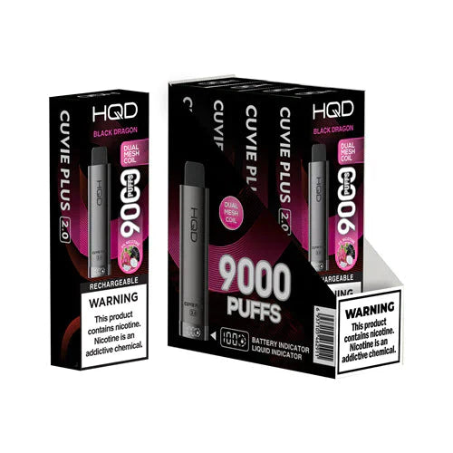 HQD Cuvie Plus 2.0 - 9K Disposable Vape