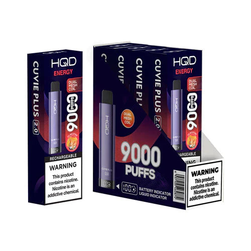 Energy HQD Cuvie Plus 2.0 - 9K Disposable Vape
