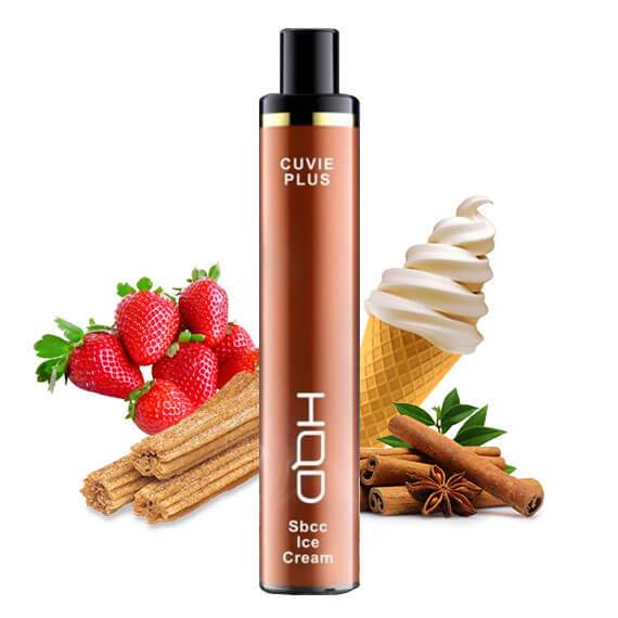 SBCC Ice Cream HQD Cuvie Plus 1200 Puffs Disposable Vape