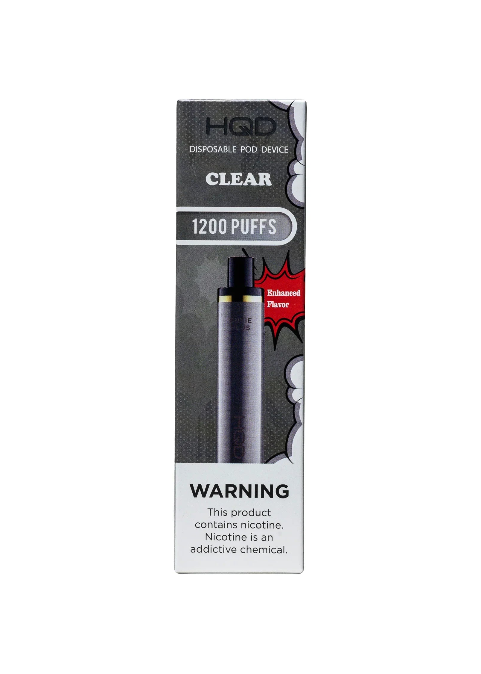 Clear HQD Cuvie Plus 2.0 - 9K Disposable Vape