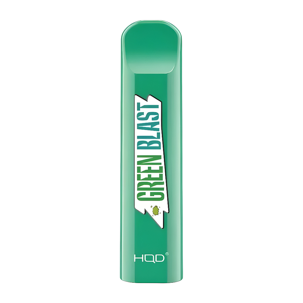 Green Blast HQD Cuvie V1 300 Puffs Disposable Vape Pod