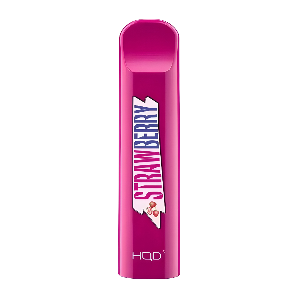 Strawberry HQD Cuvie V1 300 Puffs Disposable Vape Pod