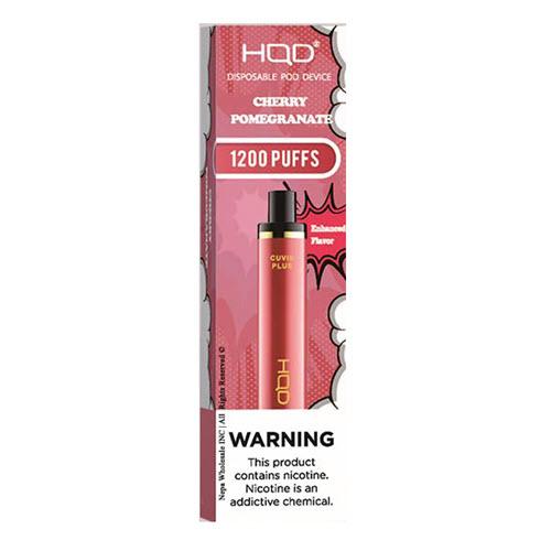 Cherry Pomegranate HQD Cuvie Plus 1200 Puffs Disposable Vape