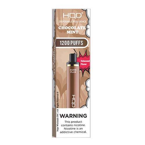 Chocolate Mint HQD Cuvie Plus 1200 Puffs Disposable Vape
