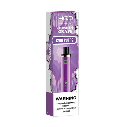 Gushin Grape HQD Cuvie Plus 1200 Puffs Disposable Vape