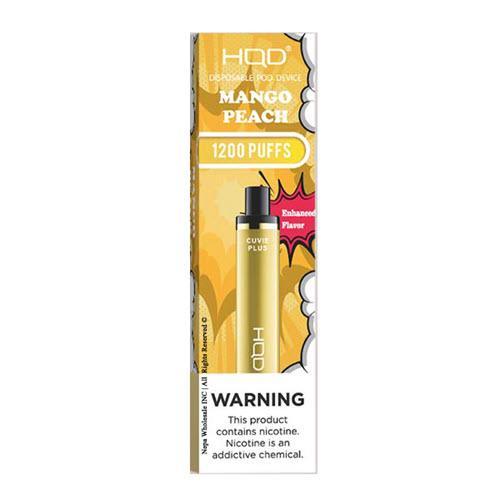 Mango Peach HQD Cuvie Box 5500 Puffs Disposable Vape